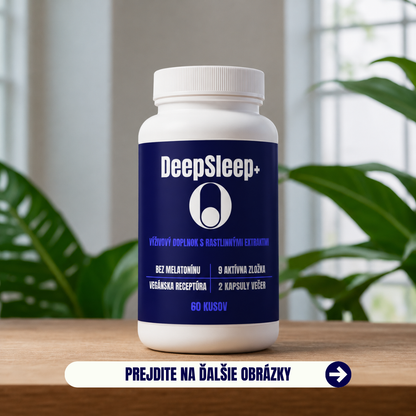 DeepSleep+ | Výživový doplnok s rastlinnými extraktmi na podporu spánku