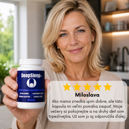 DeepSleep+ | Výživový doplnok s rastlinnými extraktmi na podporu spánku