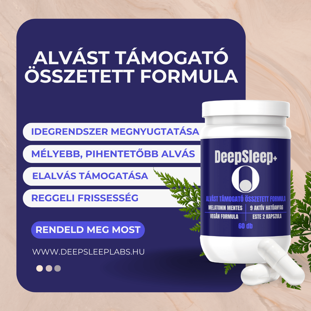 DeepSleep+ alvást támogató összetett formula előnyök