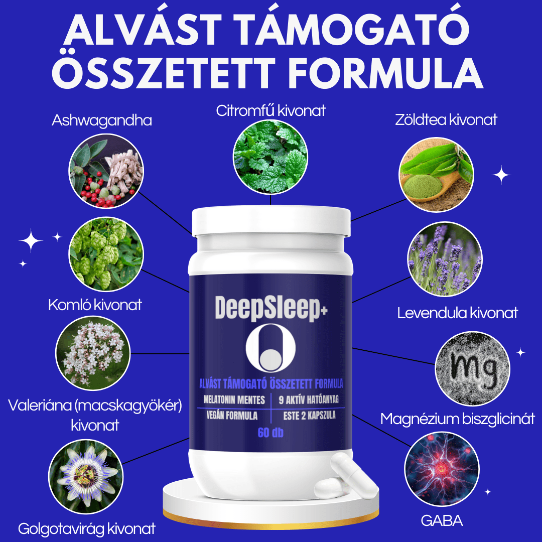 DeepSleep+ alvás étrend-kiegészítő