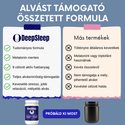 DeepSleep+ melatonin nélküli altató